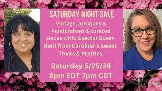 SATURDAY NIGHT LIVE SALE WITH BETH-CAROLINA'S SWEET TREATS & PRETTIES