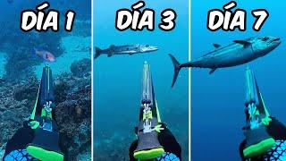 I can only EAT what I CATCH for 7 DAYS in BALI