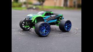 World's Fastest Traxxas Maxx Just Got Faster - Stock 4s Motor - 8s Run