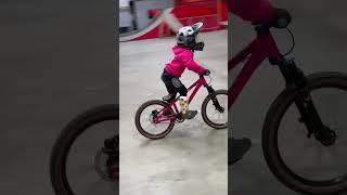 Skatepark transfer - 4yr olds first try! #enjoytheride