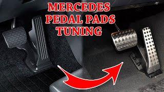 Pedal Pads Tuning for Mercedes W211, W204, W203, W210, W212 / Install Pedal Covers on Mercedes W211