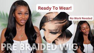 PRE STYLED FRONTAL WIG INSTALL | “Wear & Go”Wig For Beginners | Pre Bleached & PrePlucked | Alipearl