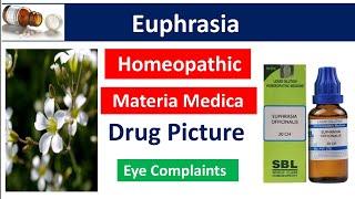 Euphrasia Homeopathic Medicine | Drug Picture | Materia Medica #bhms #materiamedica #euphrasia