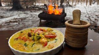 Salmon Fish Molly Recipe| Authentic Fish Molly | Outdoor Cooking with Nomadic Kitchen