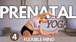 Prenatal Yoga Stretches Day 4 | Pregnant Yoga for Flexibility | Flexible Mind