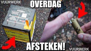 OVERDAG VUURWERK AFSTEKEN!! Lekker STOKEN! | Oud & Nieuw 21/22