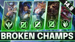 LOW and HIGH ELO PICKS In 14.8 for Every Role - Broken Champions to MAIN - LoL Guide Patch 14.8