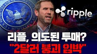 리플, 의도된 투매?…"2달러 붕괴 임박"