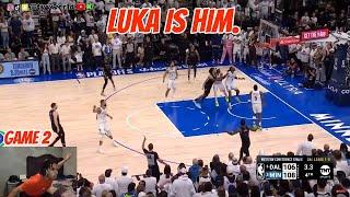LUKA ALMOST GOT ME KICKED OUT THE HOUSE WITH GAME WINNER IN GAME 2 vs WOLVES REACTION! | 2024 WCF |