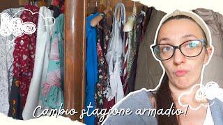 Cambio stagione armadio! Quanti vestiti ho!?! VLOG sweetmumufamily