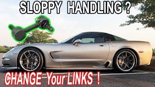 C5 Corvette Sway Bar End Link Replacement (Tighten up your 20 Year Old Suspension!)