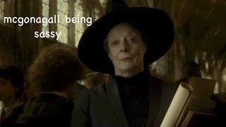 mcgonagall being sassy for 3 minutes straight