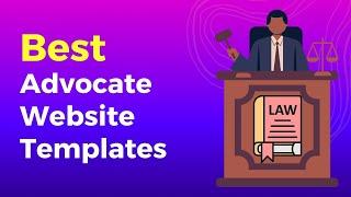 Best Advocate Website Templates | Lawyer And Attorney HTML Template