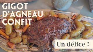 LA MEILLEURE RECETTE DE GIGOT D'AGNEAU AU FOUR AVEC TOUS LES CONSEILS POUR REUSSIR LA CUISSON.