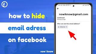 How To Hide Your Email Address On Facebook 2023