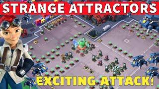 STRANGE ATTRACTORS - an EXCITING solo  critters vs lazors - BOOM BEACH gameplay/attack strategy