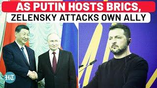 Amid Putin's BRICS Gala, Zelensky Attacks Own Ally: Ukraine Desperate As Russia Takes More Land?