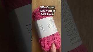 Summer yarn: Sandnes Garn Line  cotton linen review first impressions #knitting #crochet #yarntube