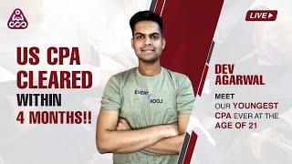 US CPA Cleared within 4 months | Meet our youngest CPA ever at the age of 21