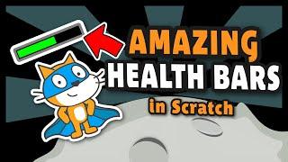 AMAZING HEALTH BARS in Scratch - Easy Scratch Tutorial