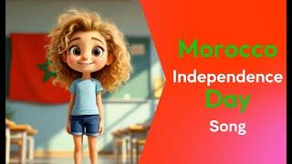 Morocco Independence Day Song for Kids  | Fun Dance Moves | English Learning | أغنية عيد الاستقلال