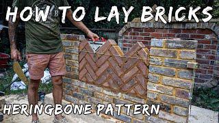 HOW TO LAY BRICKS - HERRINGBONE PATTERN