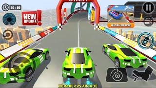 Impossible Car Tracks 3D - New Update Multiplayer Mode - Green Car Driving SImulator - Android Game