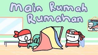 KETIKA MAIN RUMAH RUMAHAN   Kompilasi #animasilucu