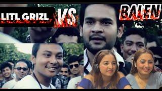 Reacting on @SongsNepal   Balen Vs Litl Grizl - Raw Barz (RAP BATTLE)#nepalireaction #rapbattle