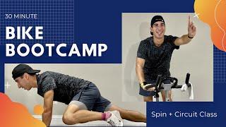 30 Minute Bike Bootcamp #1- Spin & Circuit