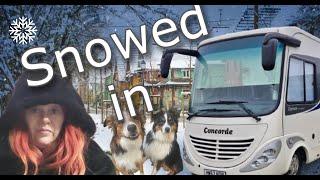 Stuck In France / Winter Vanlife Europe