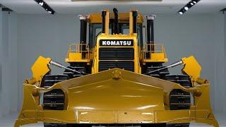 NEW KING The Power of the Komatsu D575A Bulldozer in Showroom Yellow!