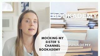MOCKING MY SISTER`S CHANNEL BOOKADEMY WITH  ENGLISH SUBTITLES