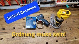 Ordnung mit den Bosch ID-Labels