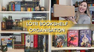 TOLKIEN BOOKSHELF REORGANISATION // Nerdy Ink Haul // Lord Of The Rings Bookshelf