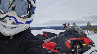 2024 LYNX Xterrain 850 e-tec - First ride on top of Särkitunturi (only riding)