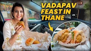 Trying Best Vada Pav In Thane - Vada Pav Hopping | Mumbai Street Food