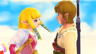 The Legend of Zelda: Skyward Sword HD - All Link X Zelda (Zelink) Cutscenes