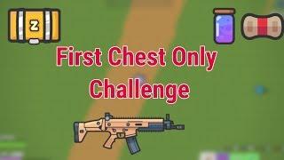 First Chest ONLY Challenge | ZombsRoyale