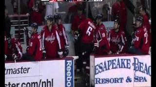 Tuomo Ruutu hits Alex Ovechkin (3/29/11)