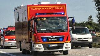 [Waldbrandübung Segeberger Forst] 2. Landesfeuerwehrbereitschaft + TEL Kreis Rendsburg-Eckernförde