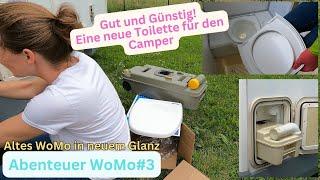 Abenteuer WoMo#3 Toilette Thetford C2/3  erneuern in gebrauchtem Camper I Umbau, Anwendung, Funktion