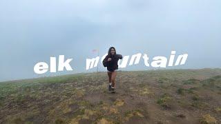 hiking ELK MOUNTAIN on a CLOUDY day...