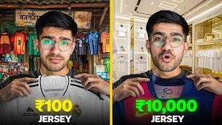 Rs 100 vs Rs 10,000 FOOTBALL JERSEY