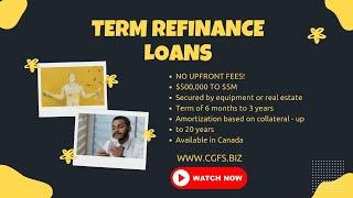 Term Refinance Loans - Creative Global Funding Services