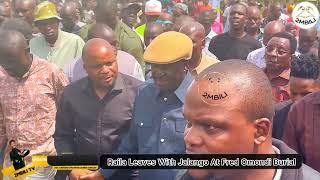 Jalango Omba Raila Msamaha! Siaya Residents Shout At Fred Omondi Burial In Siaya