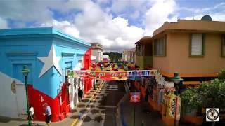 Paseo de Las Flores, Aibonito, Puerto Rico (Drone Video)