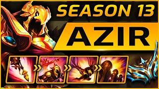 AZIR ULTIMATE GUIDE | Season 13 (2023) | TIPS & TRICKS, COMBOS, GAMEPLAY STRATEGY, TOP LANE | Zoose