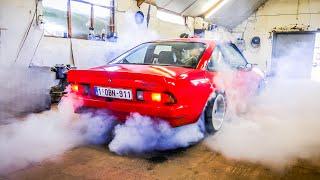 Opel Manta B GSI - Group A Exhaust | Drive by, Onboard, Details and BURNOUT