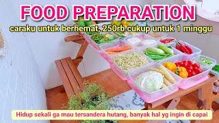 FOOD PREPARATION CARAKU BERHEMAT, 250 RIBU CUKUP UNTUK 1 MINGGU KEDEPAN...! Bloginnara